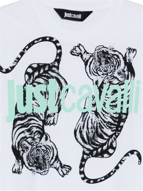 T-shirt uomo con stampa JUST CAVALLI | 80OAHE16CJ110003